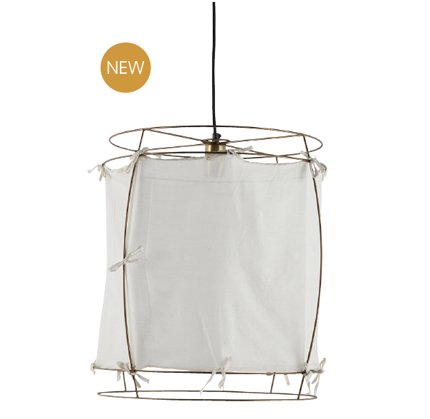 Jade wire pendant light - large
