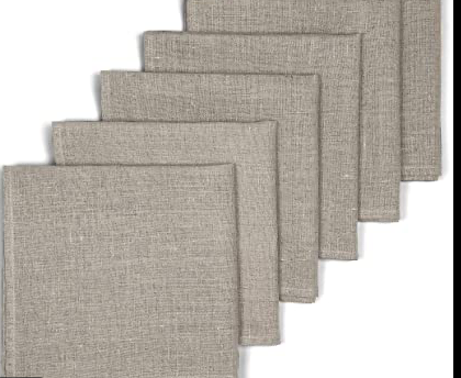 natural placemat natural piping