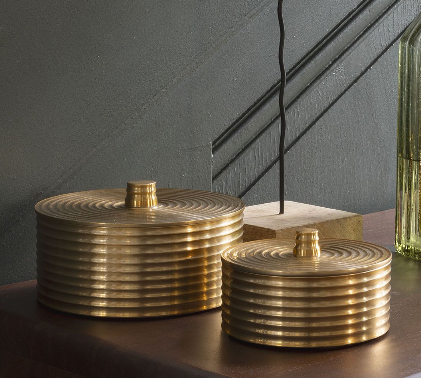 Neo Brass Trinket Box