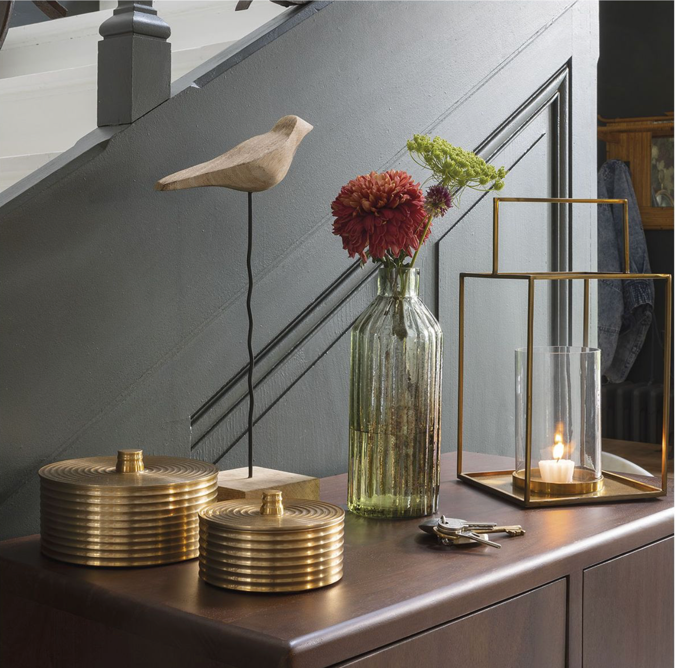 Neo Brass Trinket Box