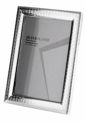 MED Sines silver-plated photo-frame