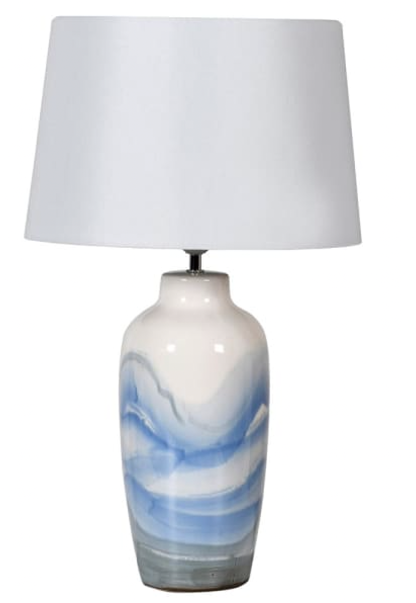 Wave effect table lamp