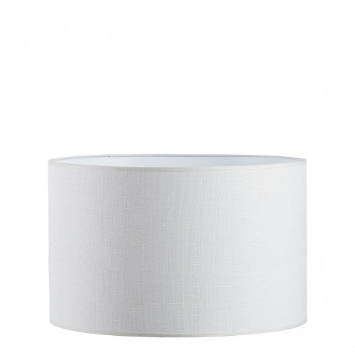white linen effect lampshade