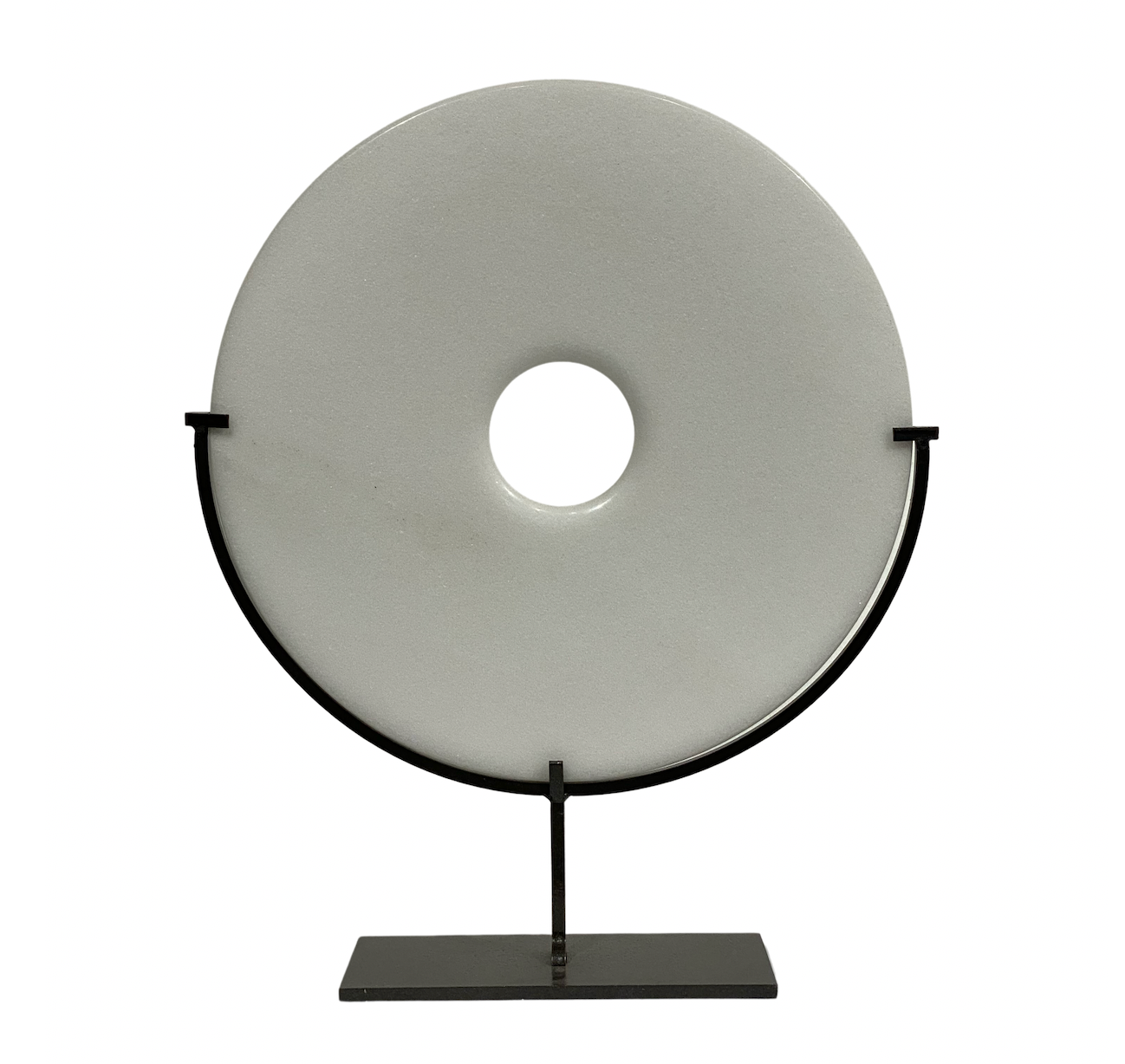 20cm hand carved marble disc