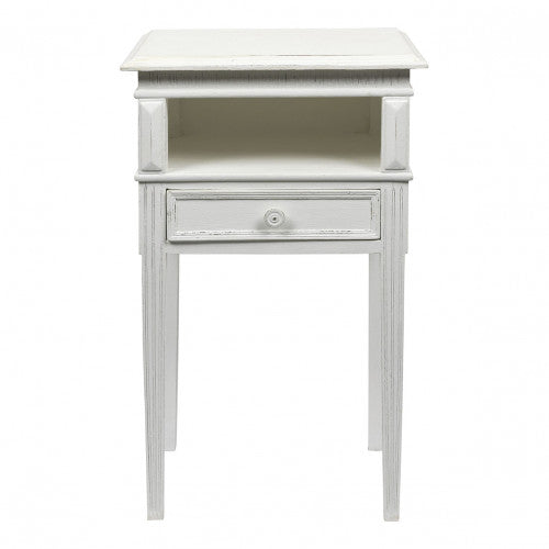 Arnaud Antique White Nightstand