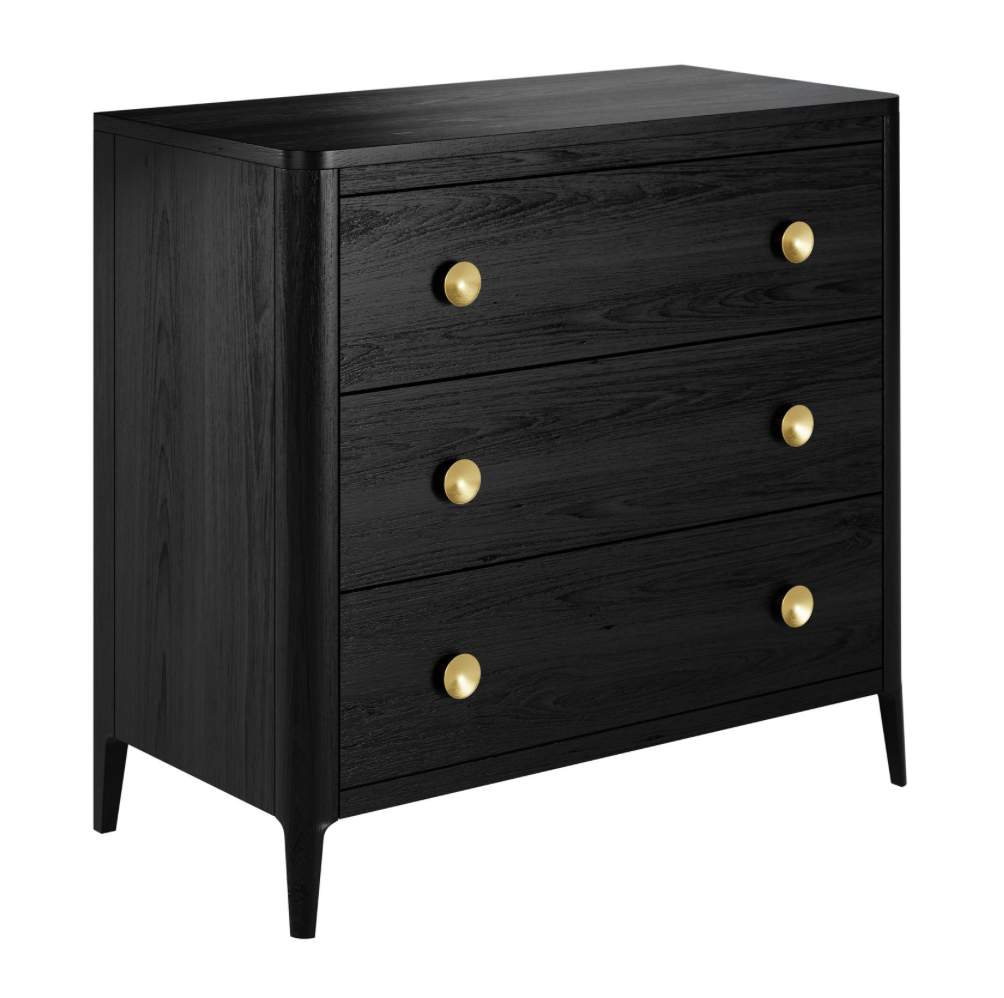 Abberley Chest of Drawers  Black