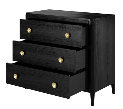 Abberley Chest of Drawers  Black