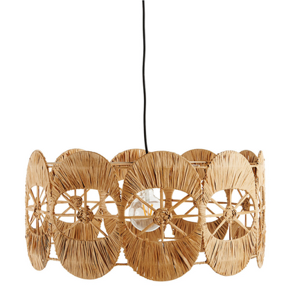 Baila Raffia flower pendant light