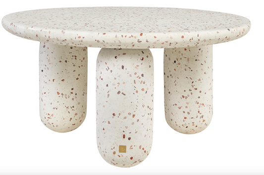 Charlene White Terrazzo Coffee Table