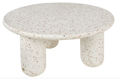 Charlene White Terrazzo Coffee Table