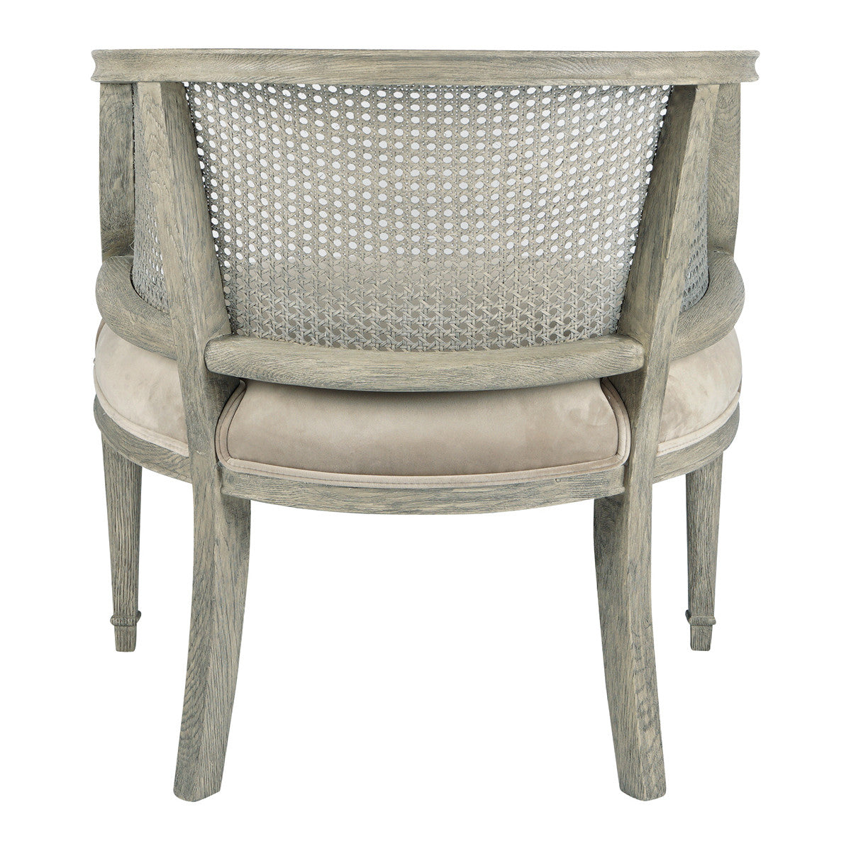 Clarinda Beige Rattan Armchair