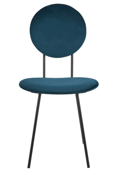 Colette Blue Velvet Dining-Chair