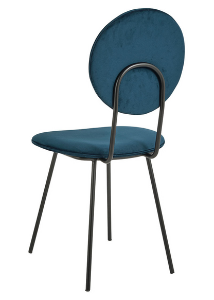 Colette Blue Velvet Dining-Chair