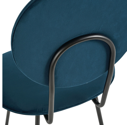 Colette Blue Velvet Dining-Chair