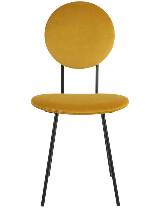 Colette Saffron Velvet Dining-Chair