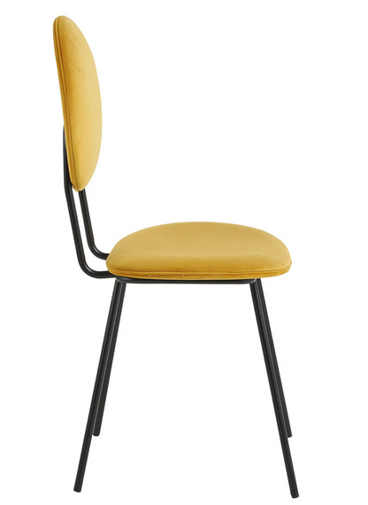 Colette Saffron Velvet Dining-Chair