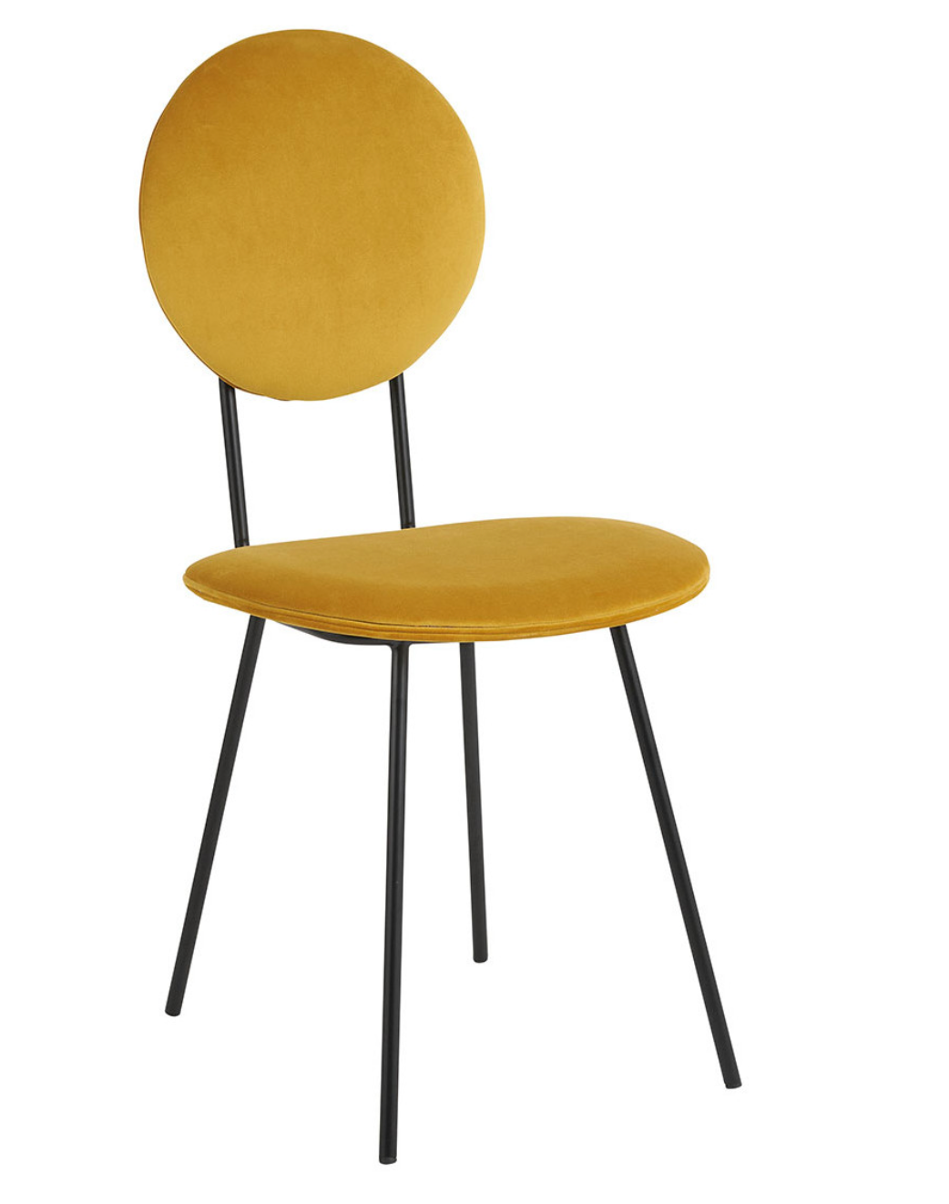 Colette Saffron Velvet Dining-Chair