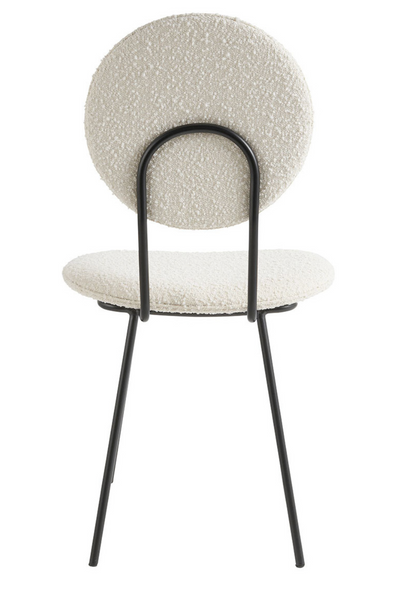 Cream Boucle Colette Dining-Chair