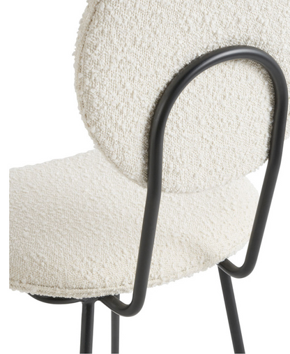 Cream Boucle Colette Dining-Chair