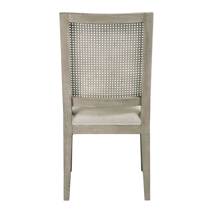 Eva Rattan/Linen Armchair