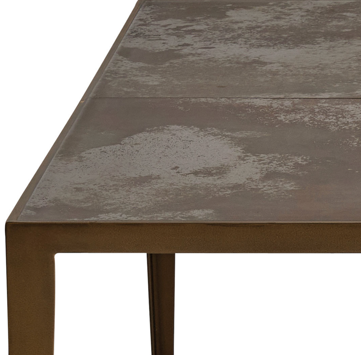 Giulia Distressed Metal Coffee Table