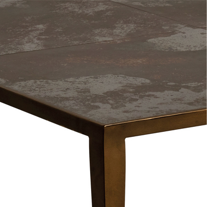 Giulia Distressed Metal Coffee Table