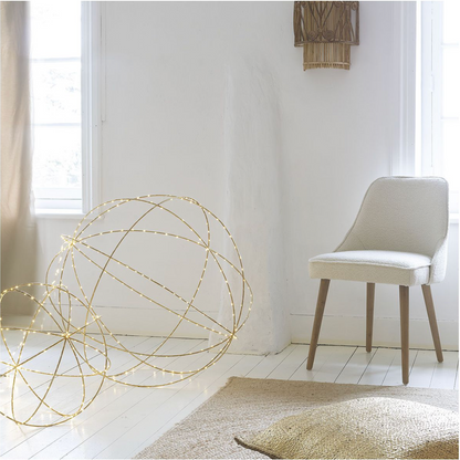 Illuminated Wire Ball Lamp