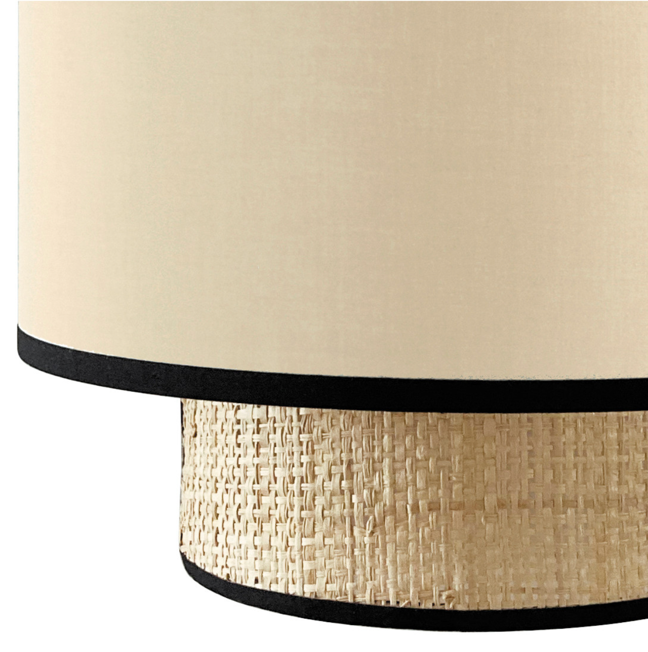 Kita Cotton/Rattan Wall Light Shade