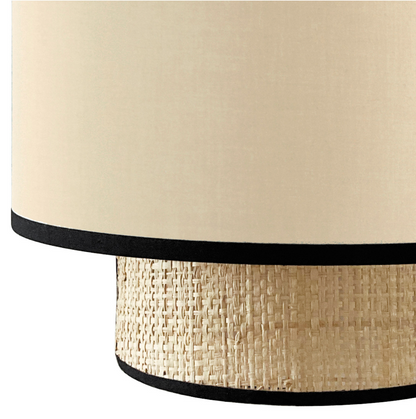 Kita Cotton/Rattan Wall Light Shade