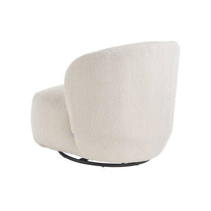 Lisette Boucle Swivel Chair