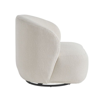 Lisette Boucle Swivel Chair