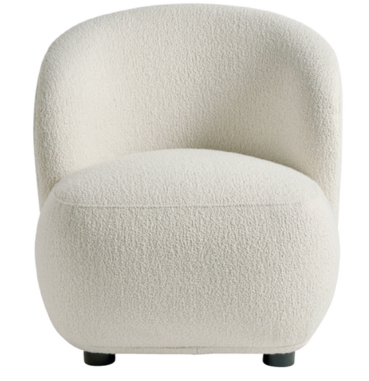 Lisette Cream Boucle Armchair