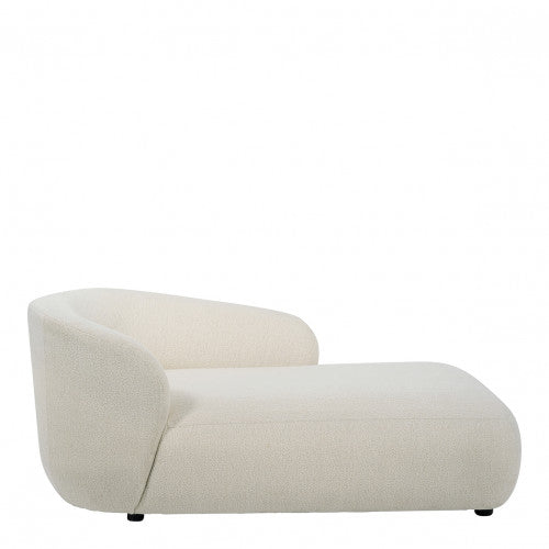 Lisette Chaise Longue Boucle-Cream