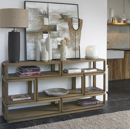 Mateo Oak Console Table