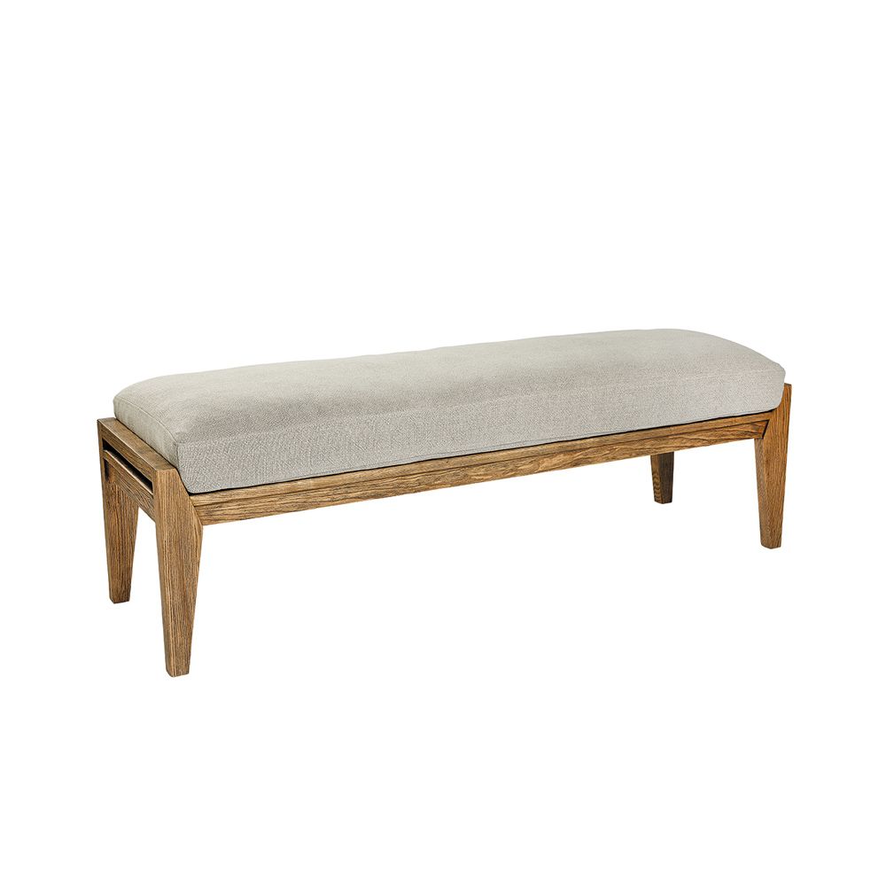 Paul Upholstered Ash Bench