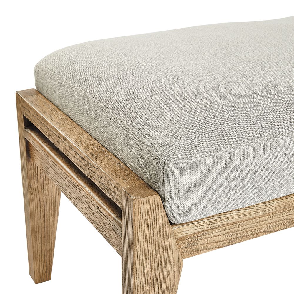 Paul Upholstered Ash Bench