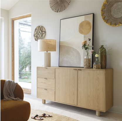 Simona Light Oak Sideboard