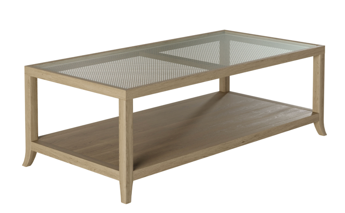 Whitley Rattan/Grey Oak Coffee Table