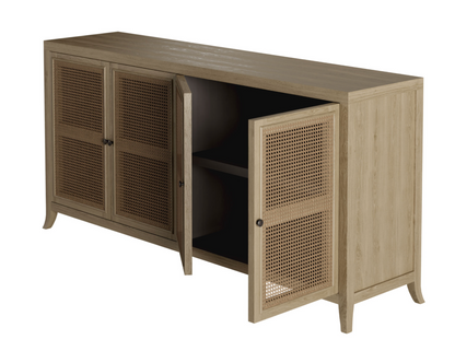 Whitley Rattan/Grey Oak Sideboard