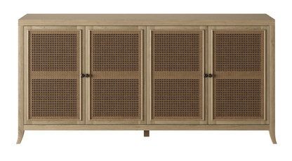 Whitley Rattan/Grey Oak Sideboard