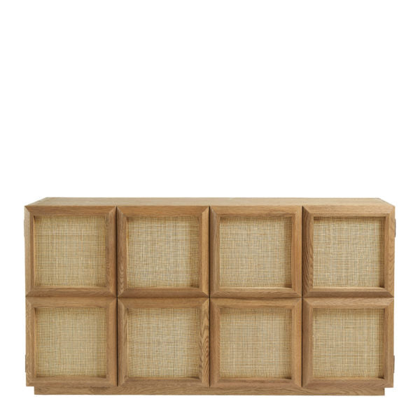 Ema Oak Rattan Sideboard