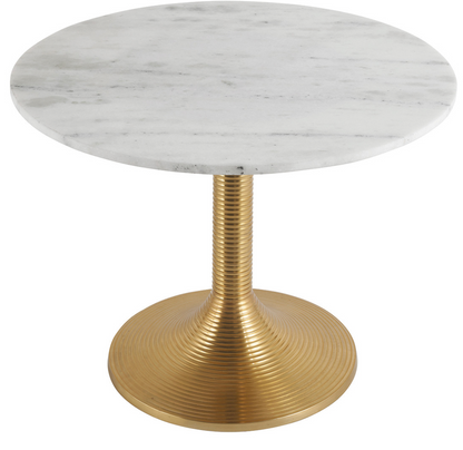 Set-2 Marble And Brass Coffee Tables Charlotte