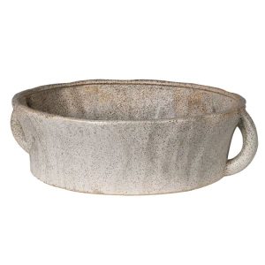 Nude ceramic display bowl