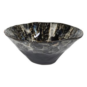 Black Fossil decorative bowl 