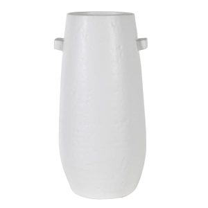 Matt-White Ceramic Vase Oriana